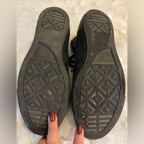 Converse- All Black - Picture 3 of 5